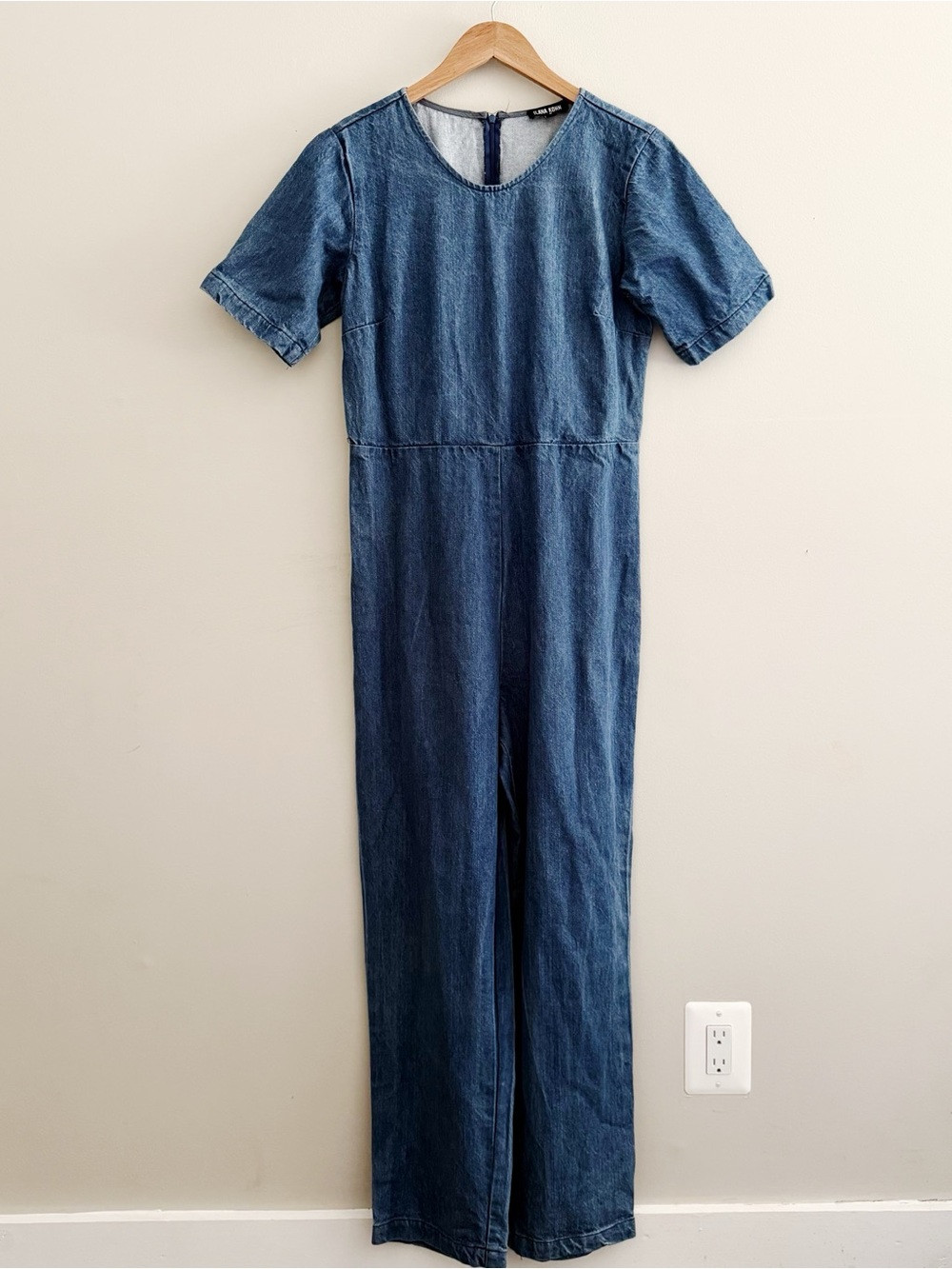 Ilana Kohn Lee Denim Blue Jumpsuit size 8